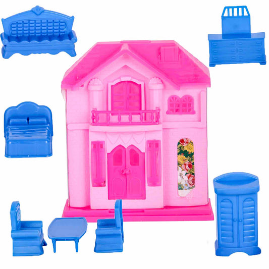 Doll house with free specs and mini furniture