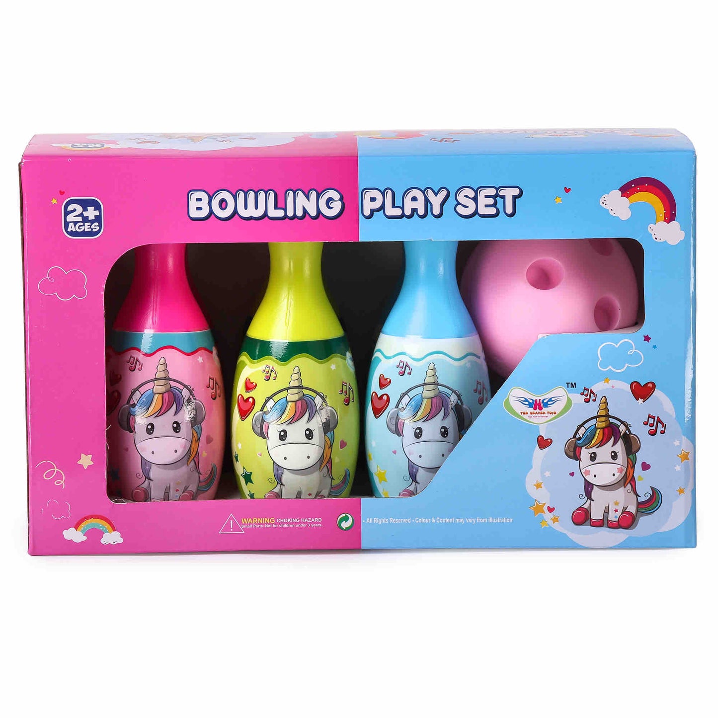 Unicorn Bowling Set