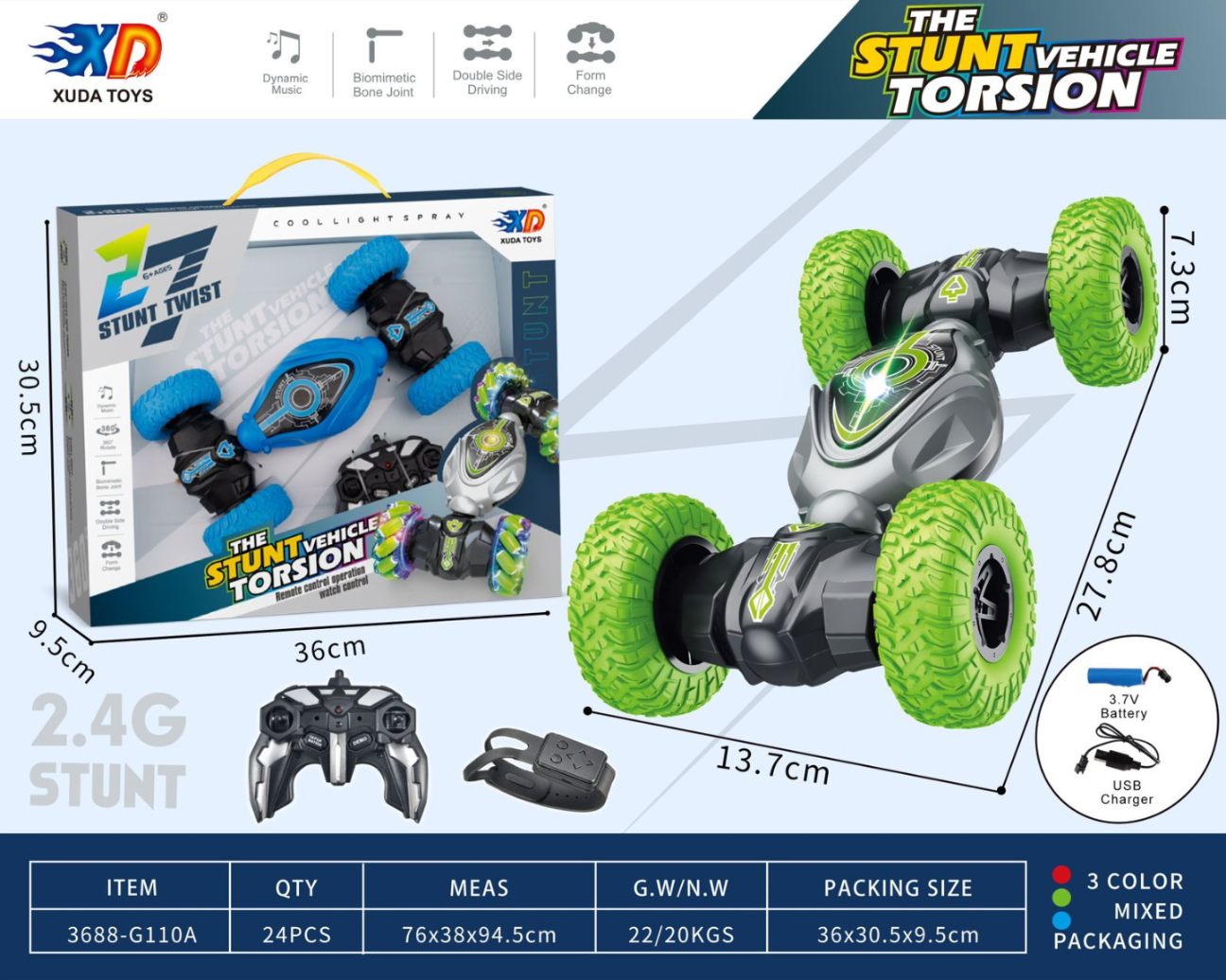 Torsion Watch Control Car