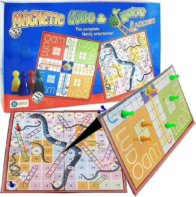 Magnetic Ludo Snakes and Ladders