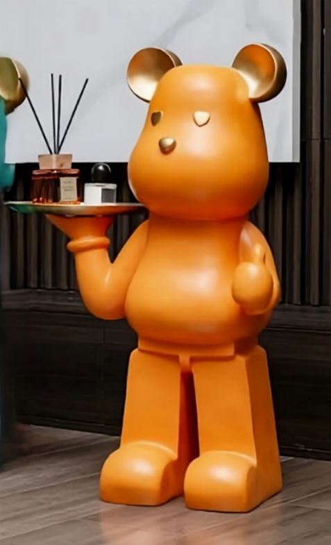 Teddy Bear with Tray