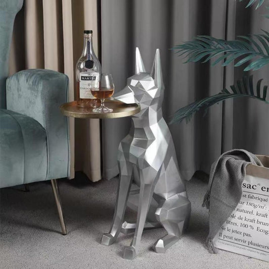 Dog Luna Diamond with Tray