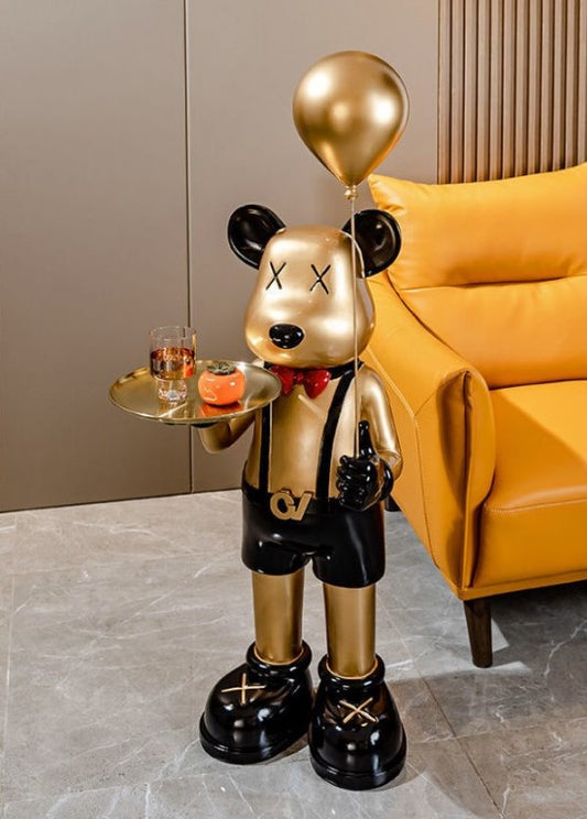 Kaws Butler Statue with Ballon