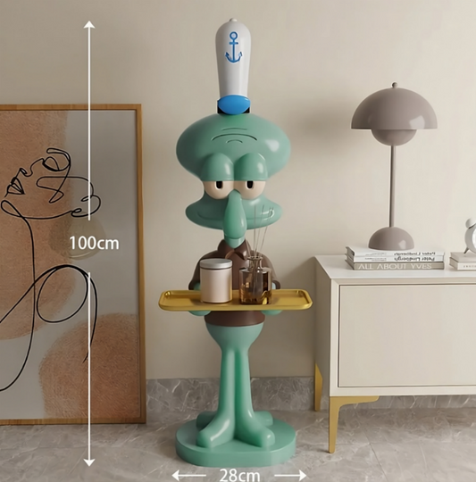 Squidward with Tray