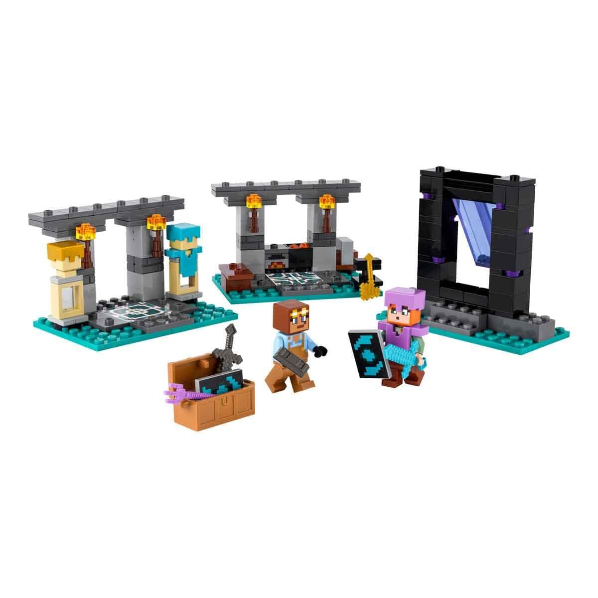 LEGO Minecraft The Axolotl House Building Kit for Ages 7+