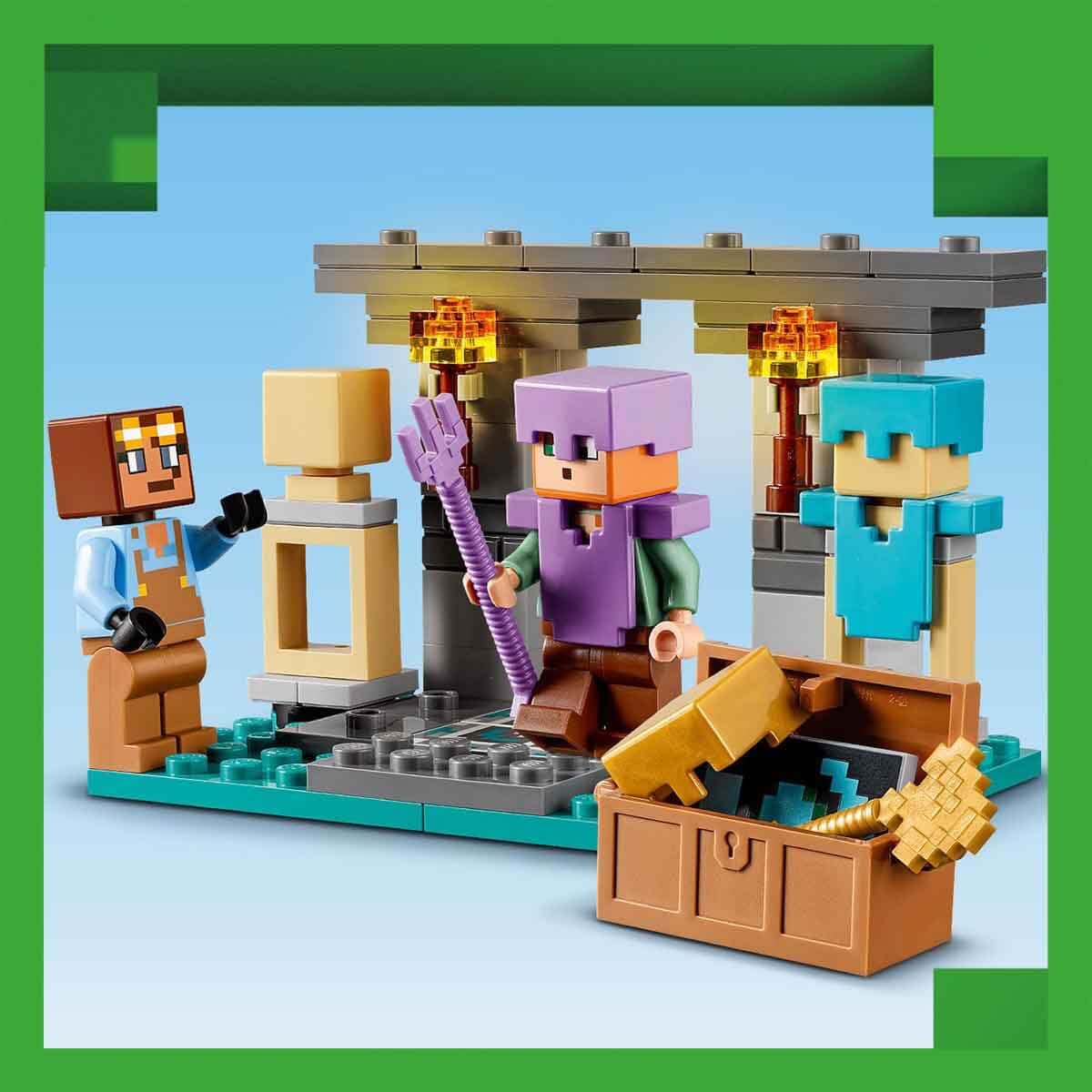 LEGO Minecraft The Axolotl House Building Kit for Ages 7+