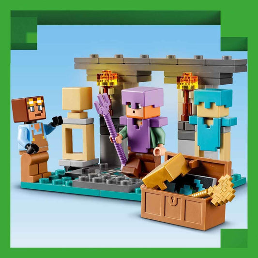 LEGO Minecraft The Axolotl House Building Kit for Ages 7+