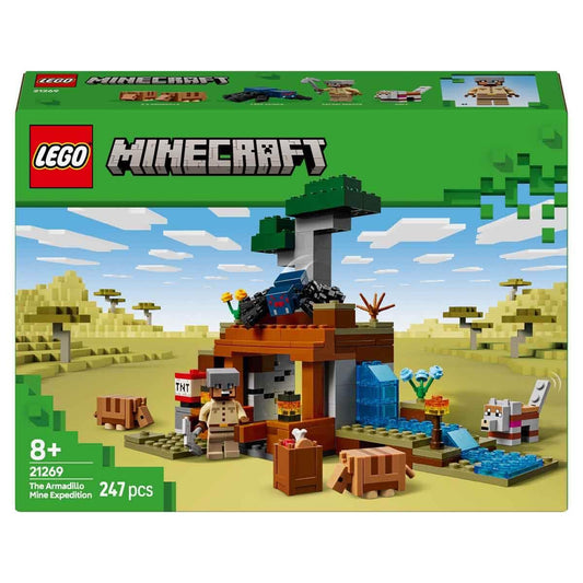 LEGO Minecraft The Armadillo Mine Expedition Building Kit For Ages 8+