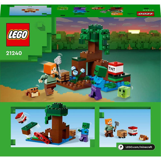 LEGO Minecraft The Axolotl House Building Kit for Ages 7+