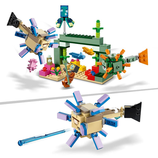 LEGO Minecraft The Guardian Battle Toy Building Kit For Ages 8+