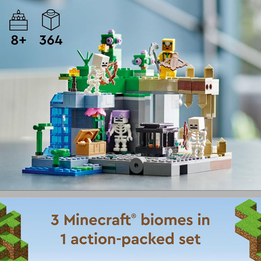 LEGO Minecraft The Skeleton Dungeon Building Kit for Ages 8+