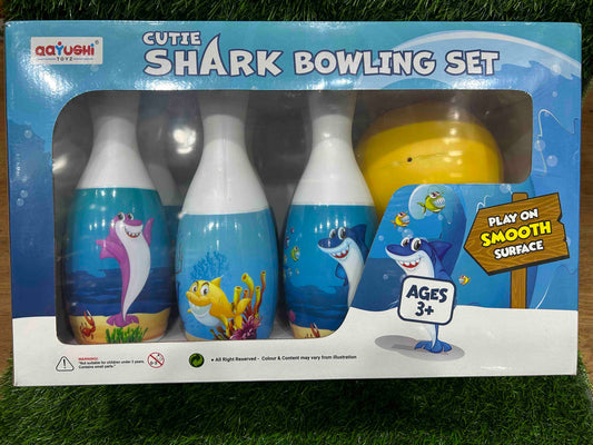 Shark Blue Bowling Set