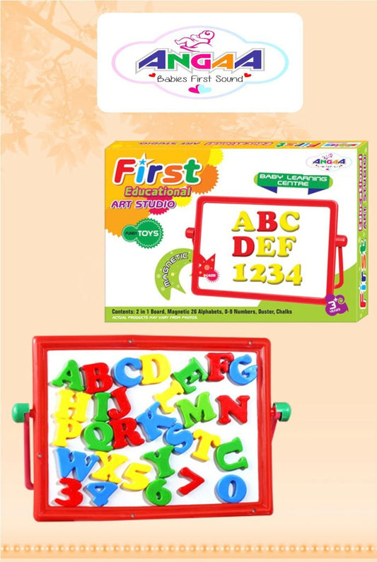 Magnetic ABC with white board