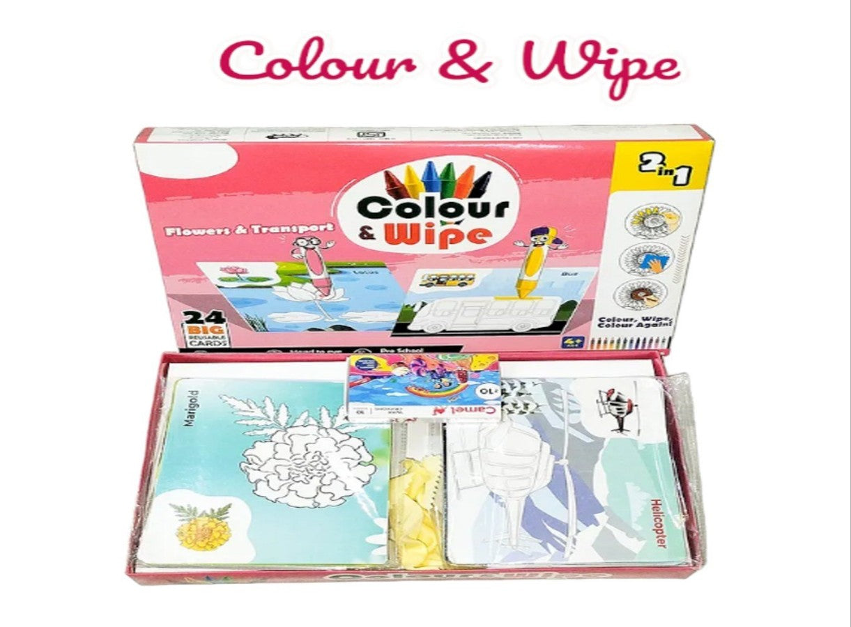 Colour & Wipe Flowers and Transport