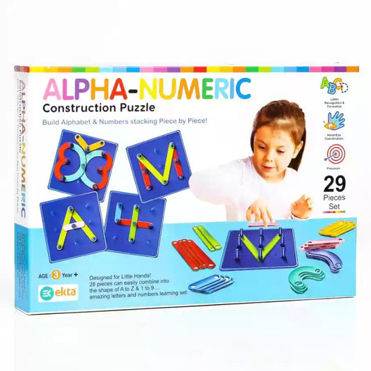 Alpha Numeric Construction Puzzle