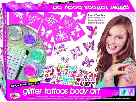 Glitter trendy tattoo