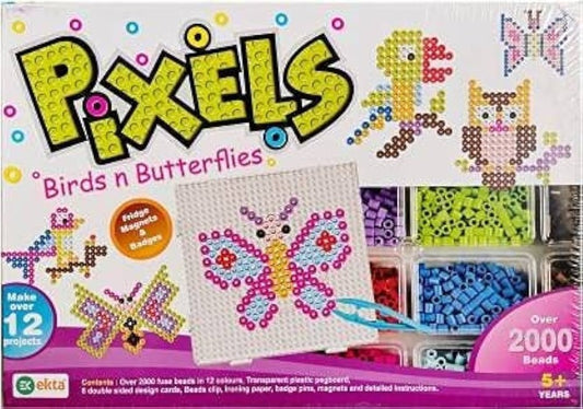 Pixels Birds & Butterflies