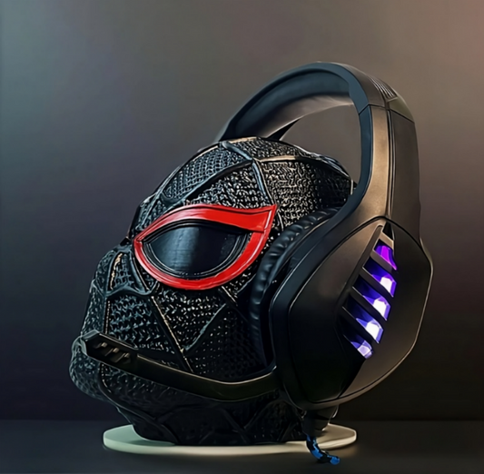 Spiderman Head Sculpture and Headphone Holder