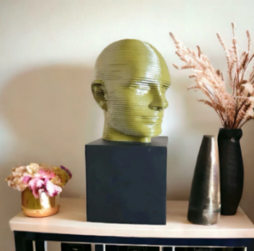 Spiral Head Sculpture
