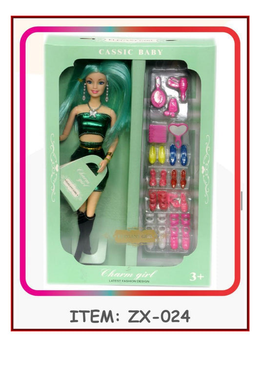 Green Box Doll Shoes