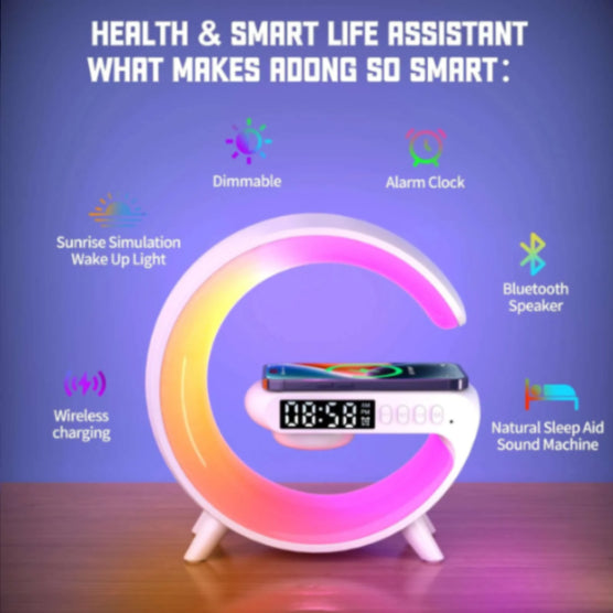 Google Speaker with Clock