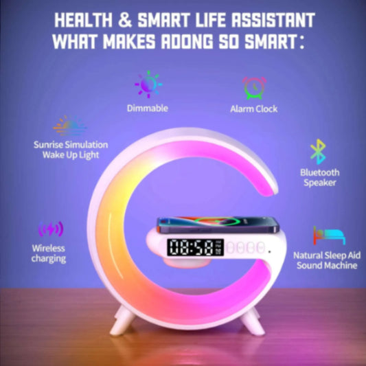 Google Speaker with Clock