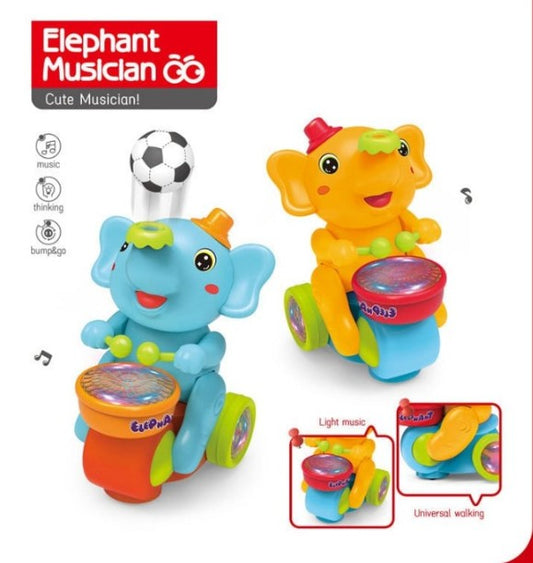 Drummer Elephant with floating ball