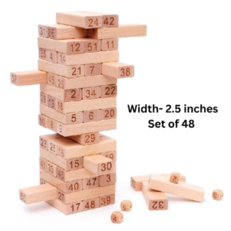 Medium Wooden Jenga Blocks