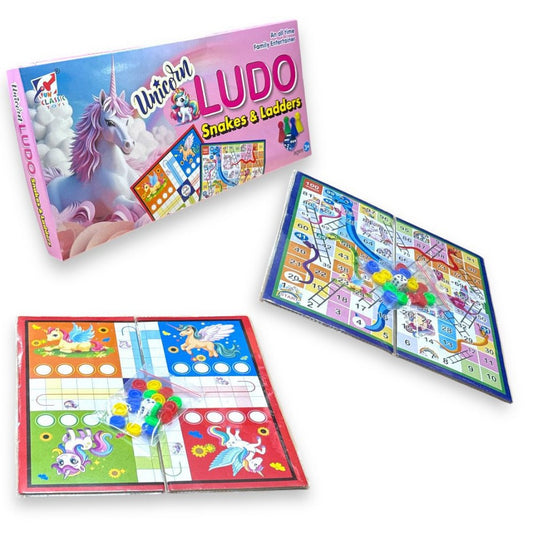 Unicorn Ludo Snakes & Ladders
