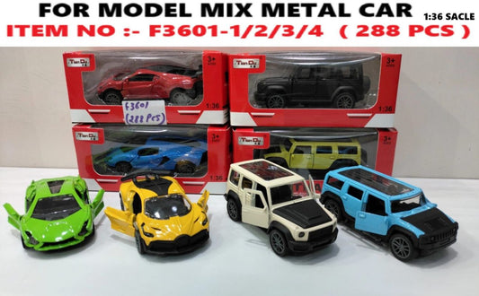 Mix Model Metal car