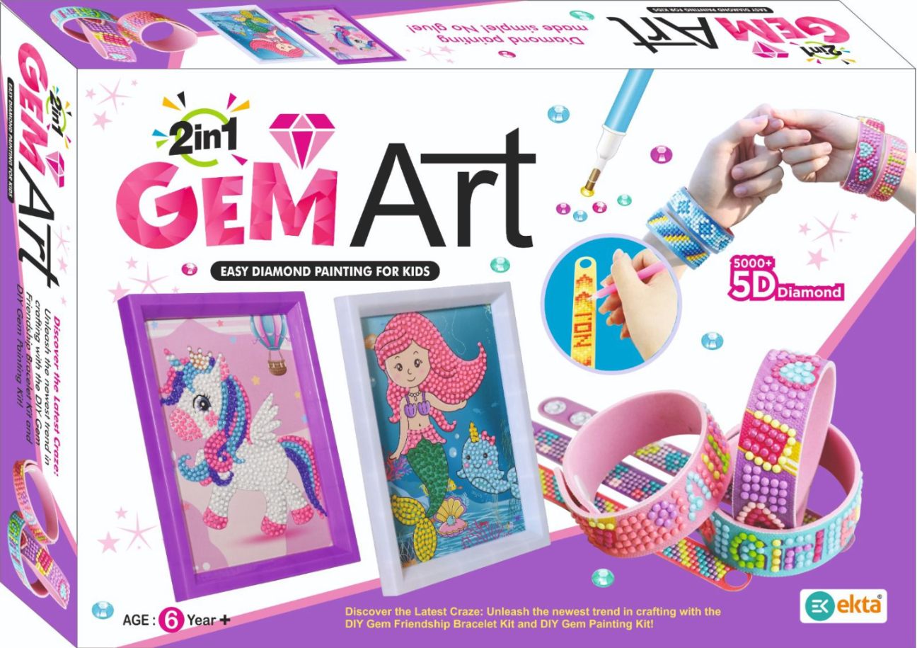 2 In 1 Gem Art